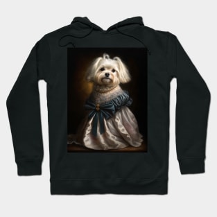 Royal Portrait of a Maltese Dog Hoodie